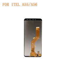 another side image of Itel A55 LCD display 