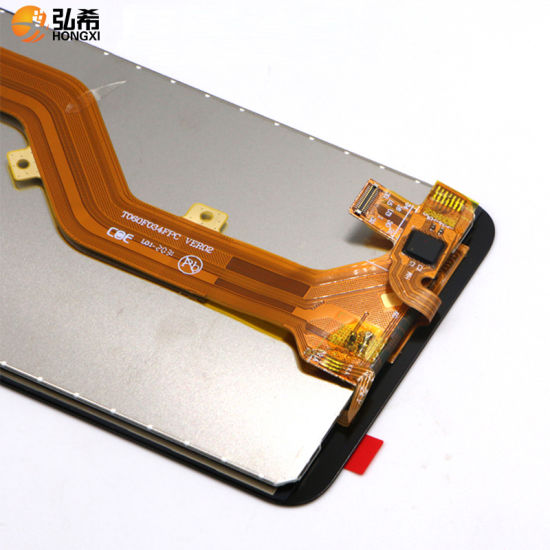 another side image of Itel A56 LCD display 