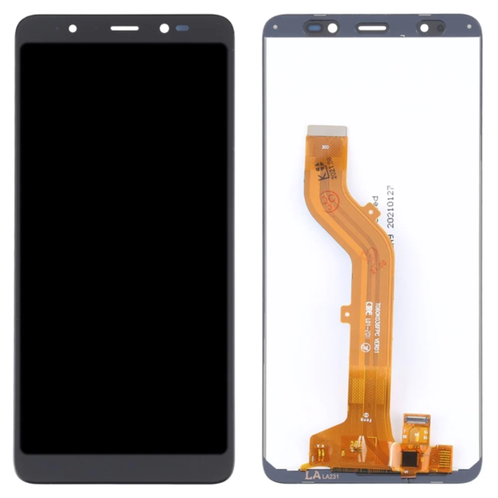 another side image of Itel P33PLUS LCD display 